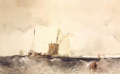 Richard Parkes Bonington At the English Coast (mk22) France oil painting art